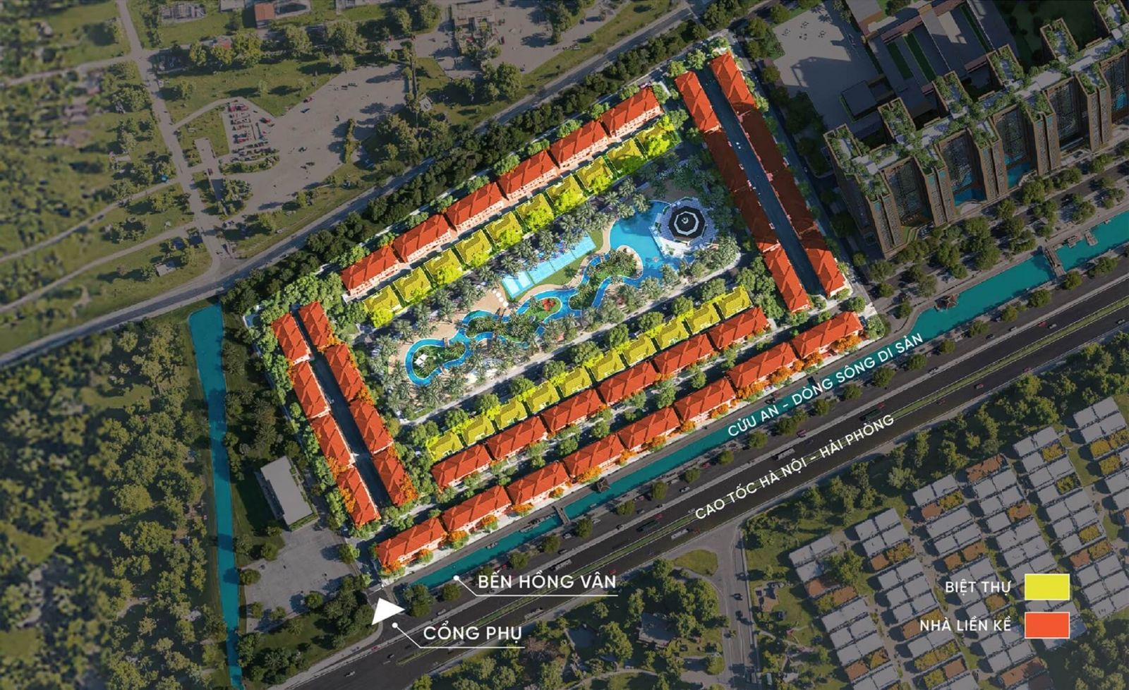 MẶT BẰNG PHÂN KHU RIVIERA - SUNSHINE LEGEND CITY