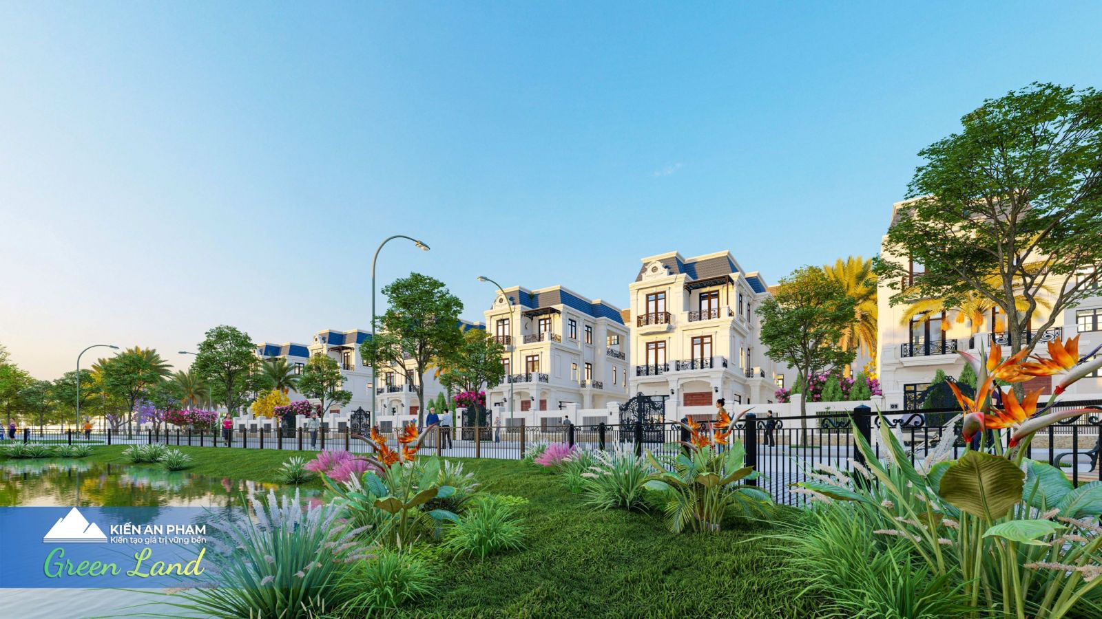 thiết kế biệt thự Central Avenue lục nam