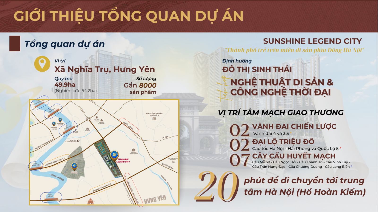 vị trí sunshine legend city