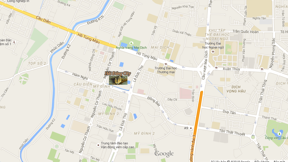 vị trí chung cư hải đăng city