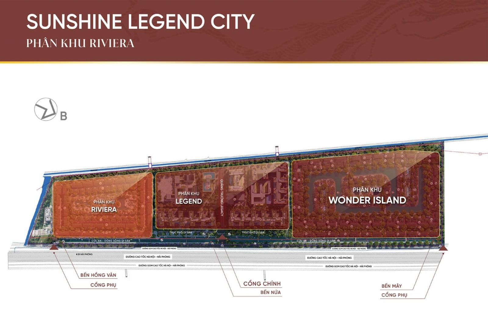 Phân khu Riviera thuộc Sunshine Legend City