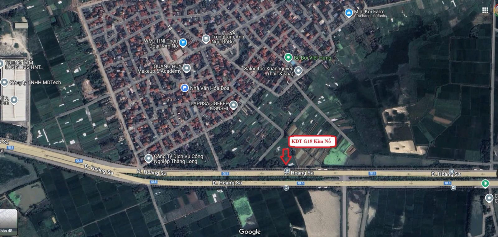 khu đô thị G19 kim nỗ